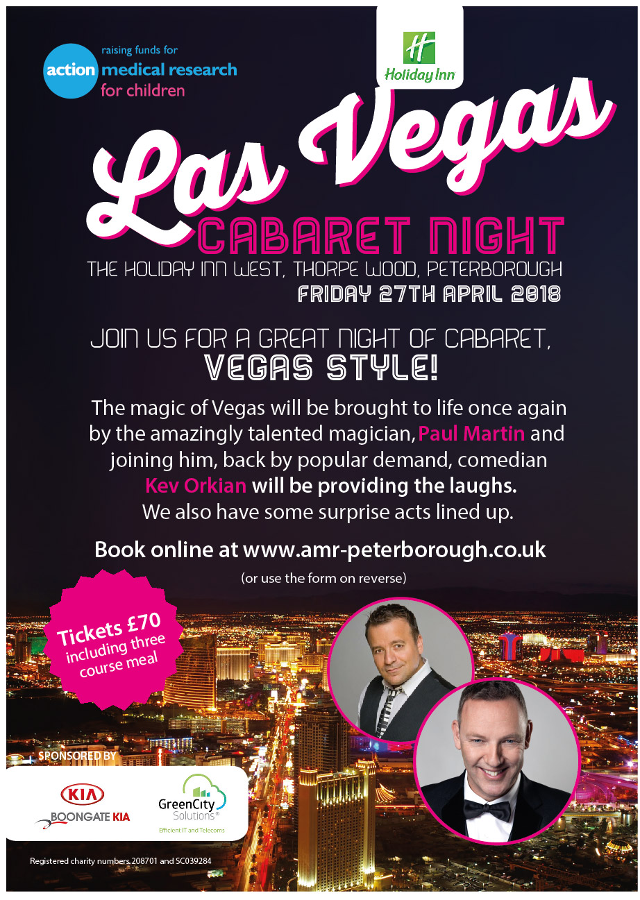 AMR LAS VEGAS NIGHT 28TH APRIL 2018 flyer